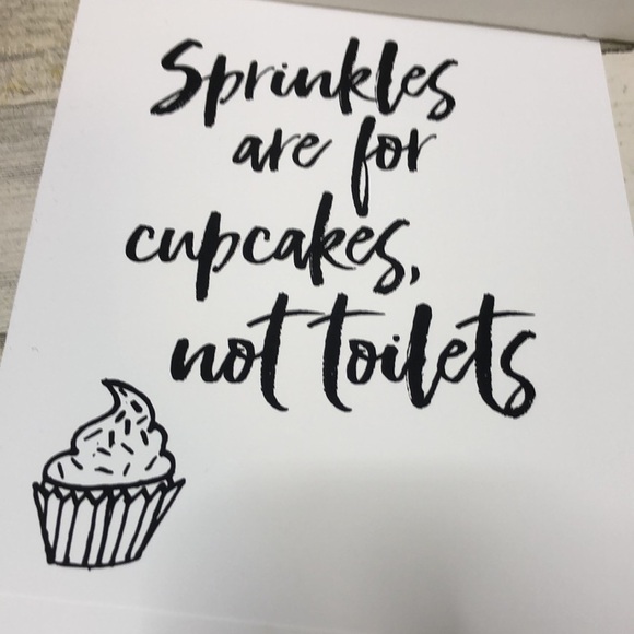 4 Funny Bathroom Signs Poop Flush Cardstock 8 x 11 - Picture 4 of 7